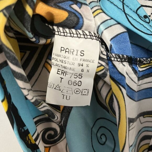 Cristelle Paris Sleeveless Multicolor Floral V Neck Top Size XS - Picture 6 of 6